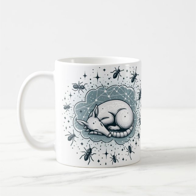 Taza De Café Whimsical Aardvark Mug para los amantes de los ani (Izquierda)