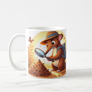 Taza De Café Whimsical Aardvark Mug para los amantes de los ani