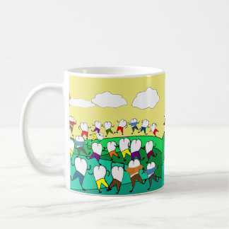 Taza De Café Whimsical Dental Tooth Art