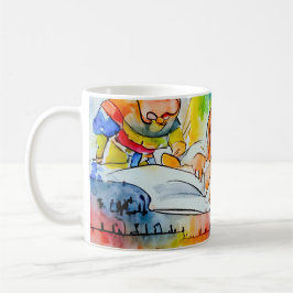 Taza De Café Whimsical Fairy Tale Ilustracion