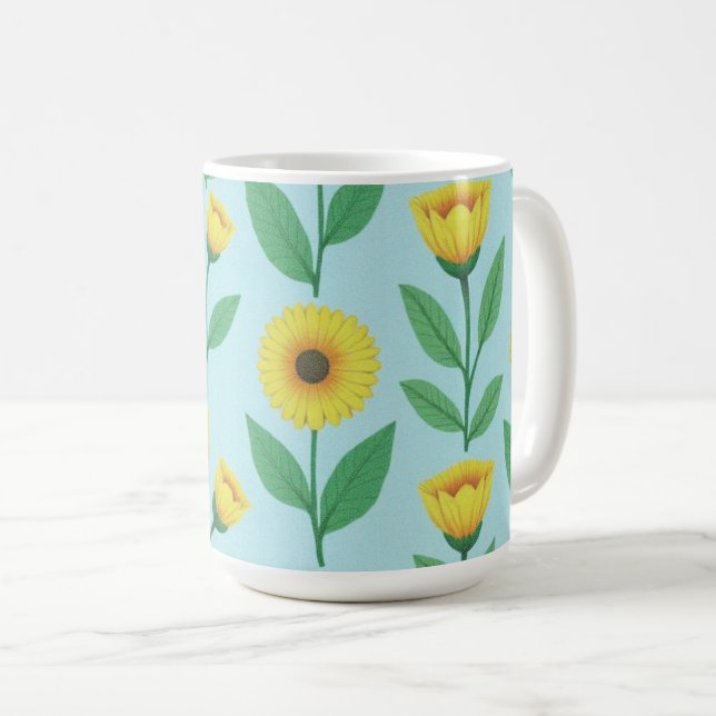 Taza De Café Whimsical Glee Bloom (Anverso derecho)