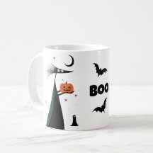 Whimsical Halloween 'BOO!' con carácter espeluznan
