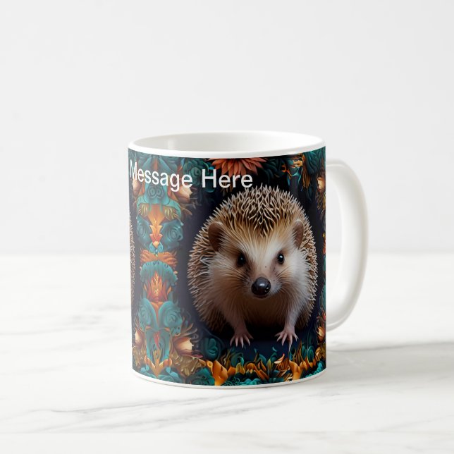 Taza De Café Whimsical Hedgehog (Anverso derecho)