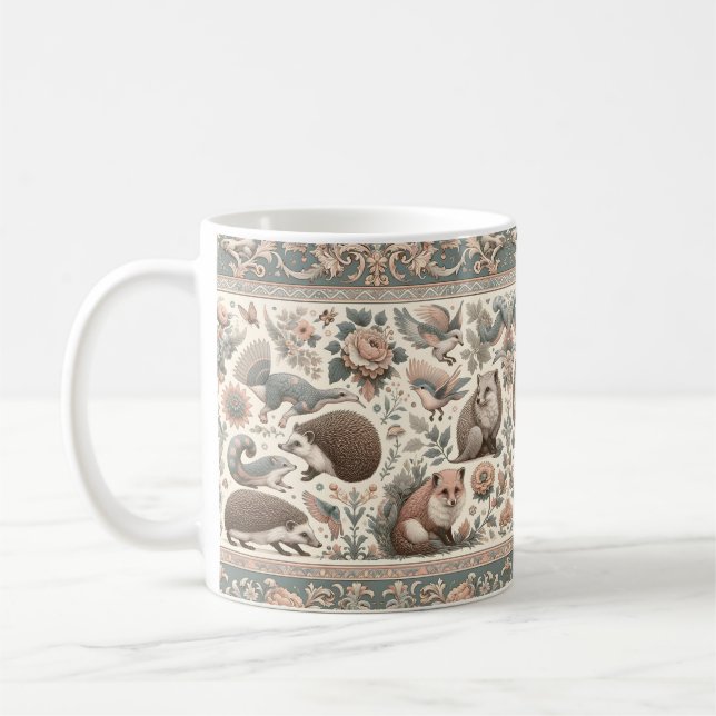 Taza De Café Whimsical Hedgehog Haven (Refugio de sepultura): F (Izquierda)