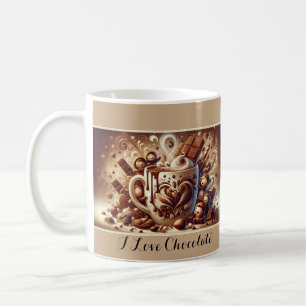 Taza De Café Whimsical Hot Chocolate Wonderland Mug Art