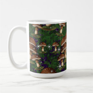 Taza De Café Whimsical Mushroom Forest Mug - Encantando la Natu