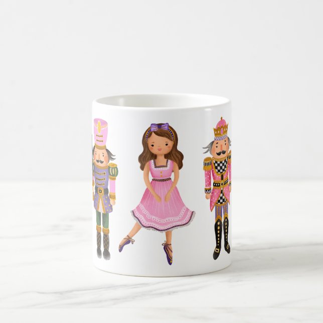 Taza De Café Whimsical Nutcracker Sugar Pluma Fairy Clara (Centro)