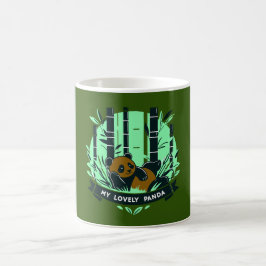Taza De Café Whimsical Panda Gifts: Diseños y obras de arte ado