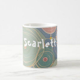 Taza De Café Whimsical Pastel Whirls
