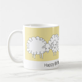 Taza De Café Whimsical Sheep Mug