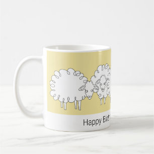 Taza De Café Whimsical Sheep Mug