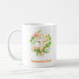 Taza De Café Whimsical Spring Cross Mug - Custom Easter Design