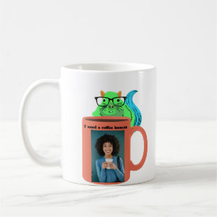 Taza De Café Whimsical Squirrel Tema Café Mug