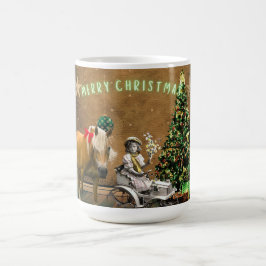 Taza De Café Whimsical Vintage Christmas Wiers