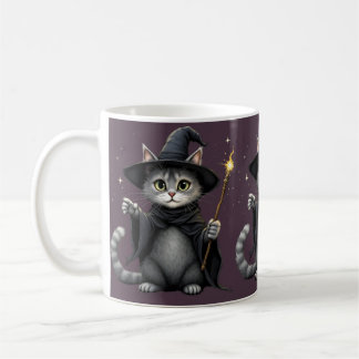 Taza De Café Whimsical Witch Cat Mug