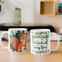 Taza De Café Whimsical Woodland Squirrel Mug