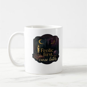 Taza De Café Whimsigoo Fantasía Bosques Místicos, Luna y Mágica