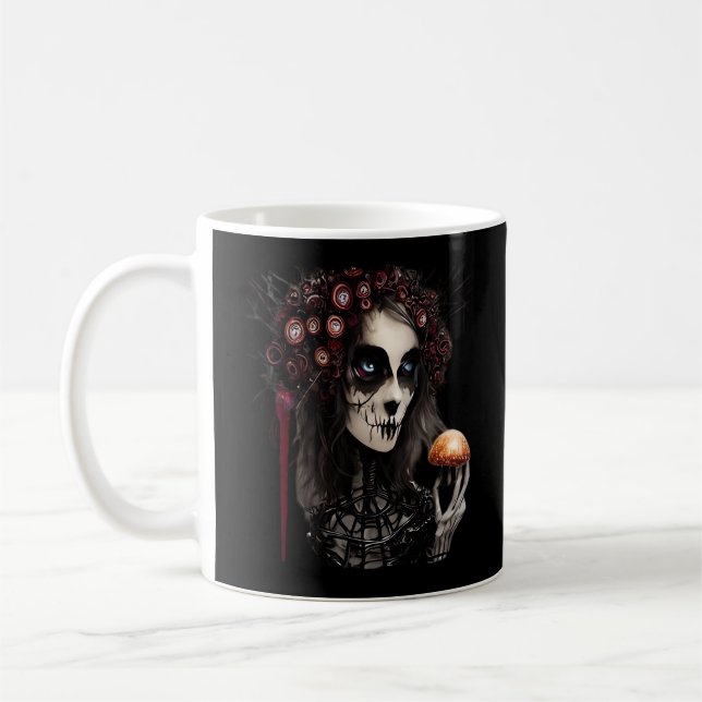 Taza De Café Whimsigoth - Lunas clásicas y jardines embrujados (Izquierda)