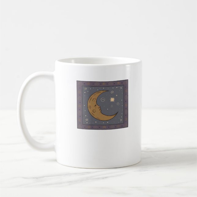 Taza De Café Whimsigoth Moon Classic (Izquierda)