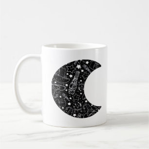 Taza De Café Whimsigoth Witch Moon Wicca Kawaii Gótico Tattoo A