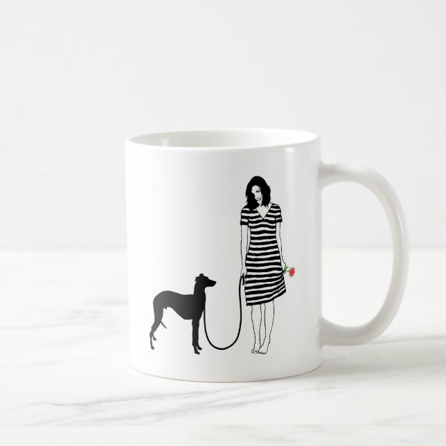 Taza De Café Whippet (Derecha)