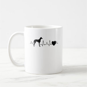 Taza De Café Whippet Herzschlag Windhund Sighthound