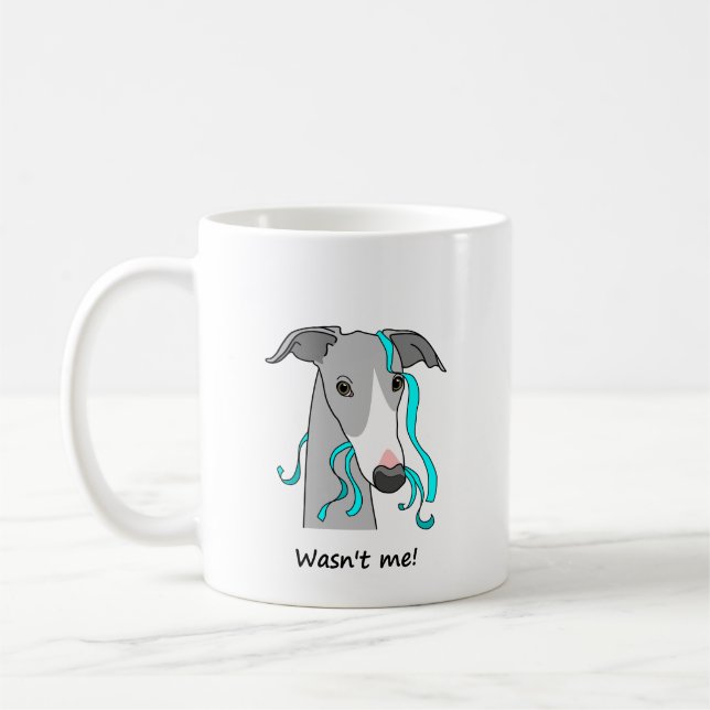 Taza De Café Whippet Semaphore Mug 5 (Izquierda)
