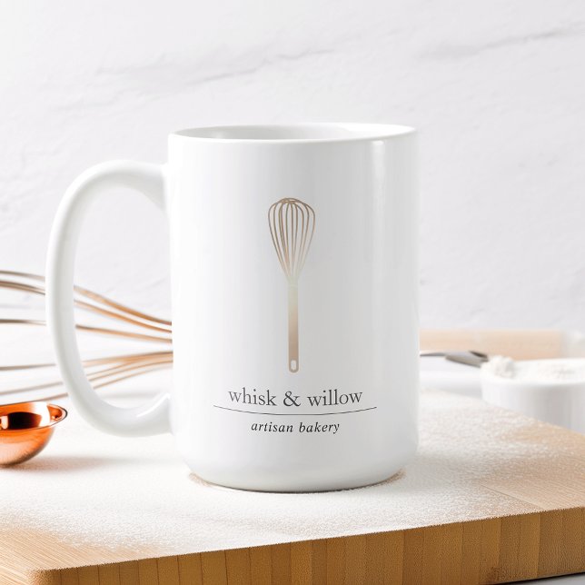 Taza De Café Whisk Gold | Panadería (Subido por el creador)