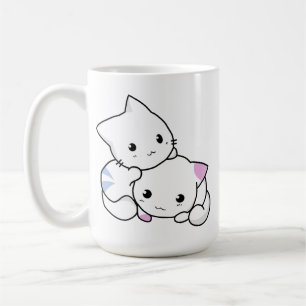 Taza De Café Whiskers de moda: Amar a la Mug del Gato
