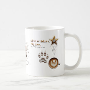 Taza De Café Whiskers silenciosos, gran amor - Mug de amante de