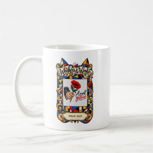 Taza De Café Whiskers & Wonder – Marco de Foto Personalizado pa