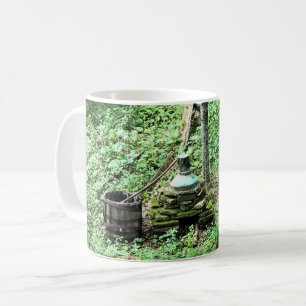 Taza De Café Whiskey aún en Mabry Mill, VA