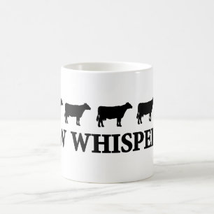 Taza De Café Whisperer de la vaca