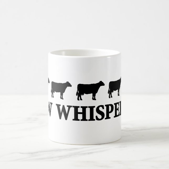 Taza De Café Whisperer de la vaca (Centro)