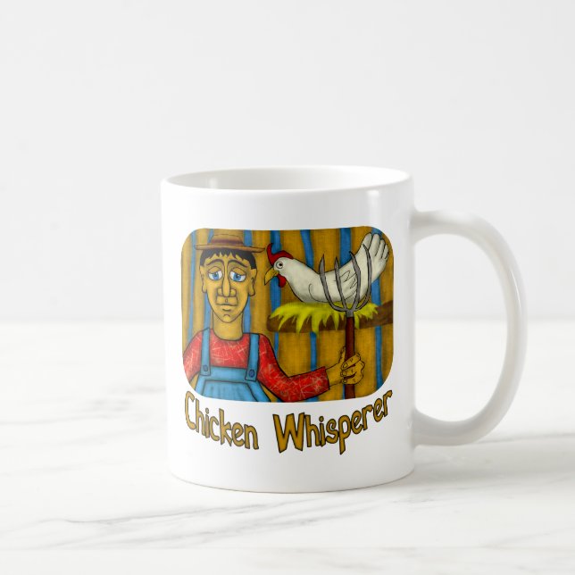Taza De Café Whisperer del pollo (Derecha)