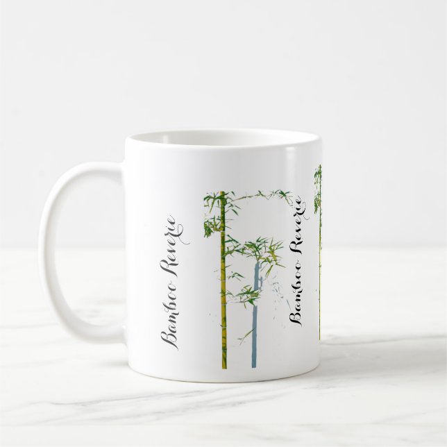 Taza De Café Whispering Bamboo Between Growth and Void Fragment (Izquierda)
