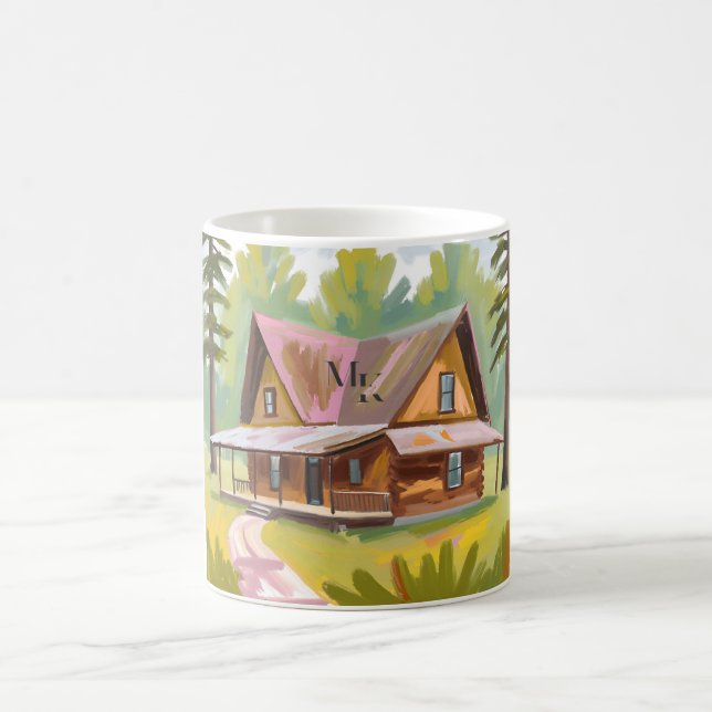 TAZA DE CAFÉ WHISPERING WALNUT CABIN (Centro)