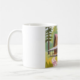 TAZA DE CAFÉ WHISPERING WALNUT CABIN