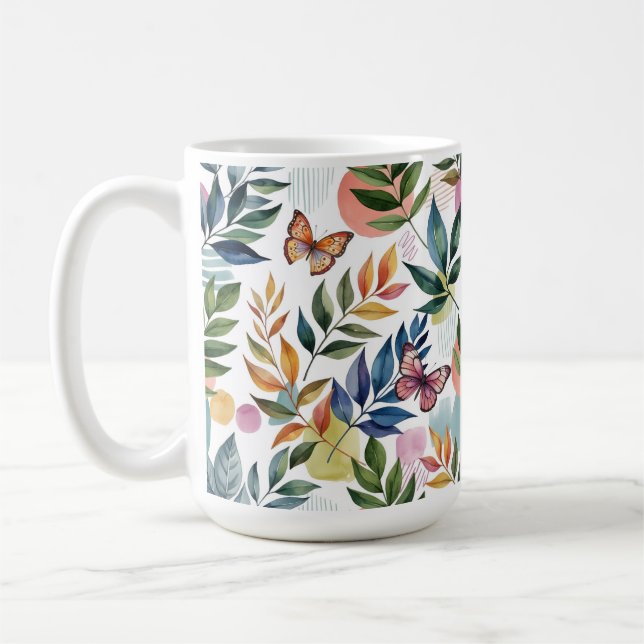 Taza De Café Whispers de mariposa (Izquierda)