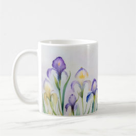 Taza De Café Whispers of Spring – Iris Bloom Mug