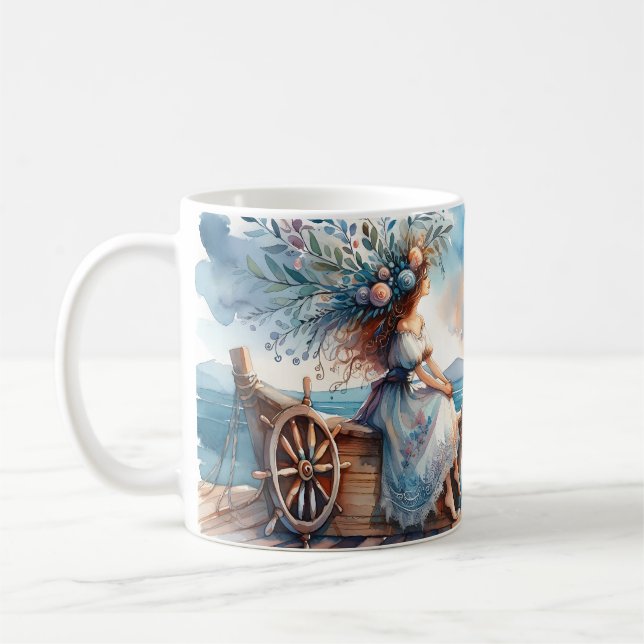 Taza De Café Whispers of the Sea at Sunset (Izquierda)