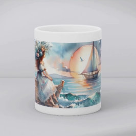 Taza De Café Whispers of the Sea at Sunset