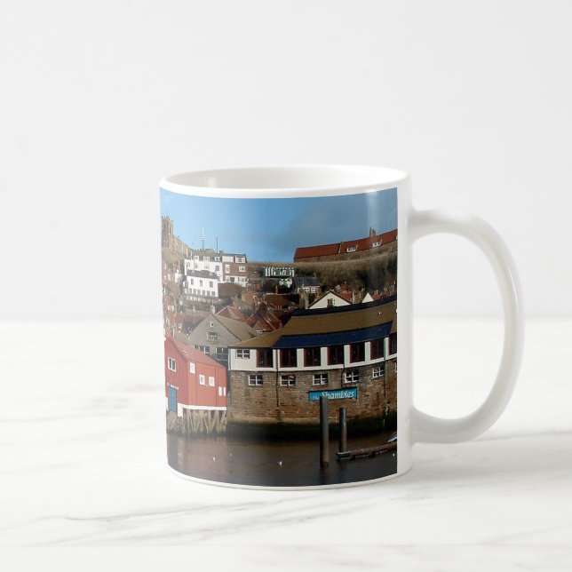 Taza De Café Whitby con la casa vieja del bote salvavidas (Derecha)