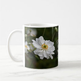 Taza De Café White Anemone Garden Flores Happy Place