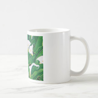 Taza De Café White Calla Lilies