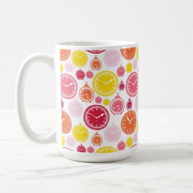 Taza De Café White ceramic mug featuring a pattern (Izquierda)