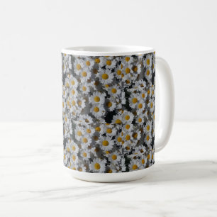 Taza De Café White Daisies Mug
