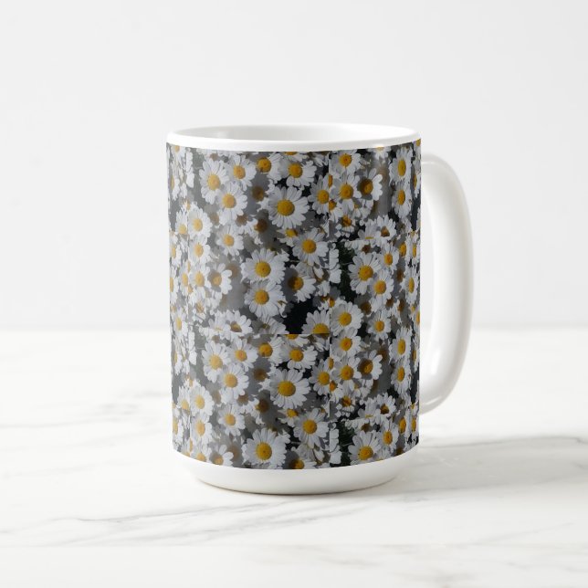 Taza De Café White Daisies Mug (Anverso derecho)