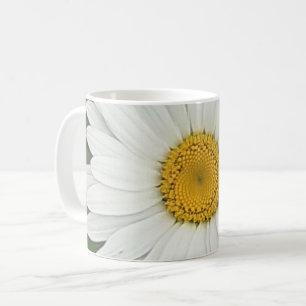 Taza De Café White Daisy Mug