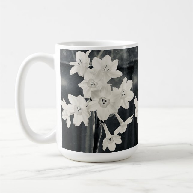 Taza De Café White flowers (Izquierda)